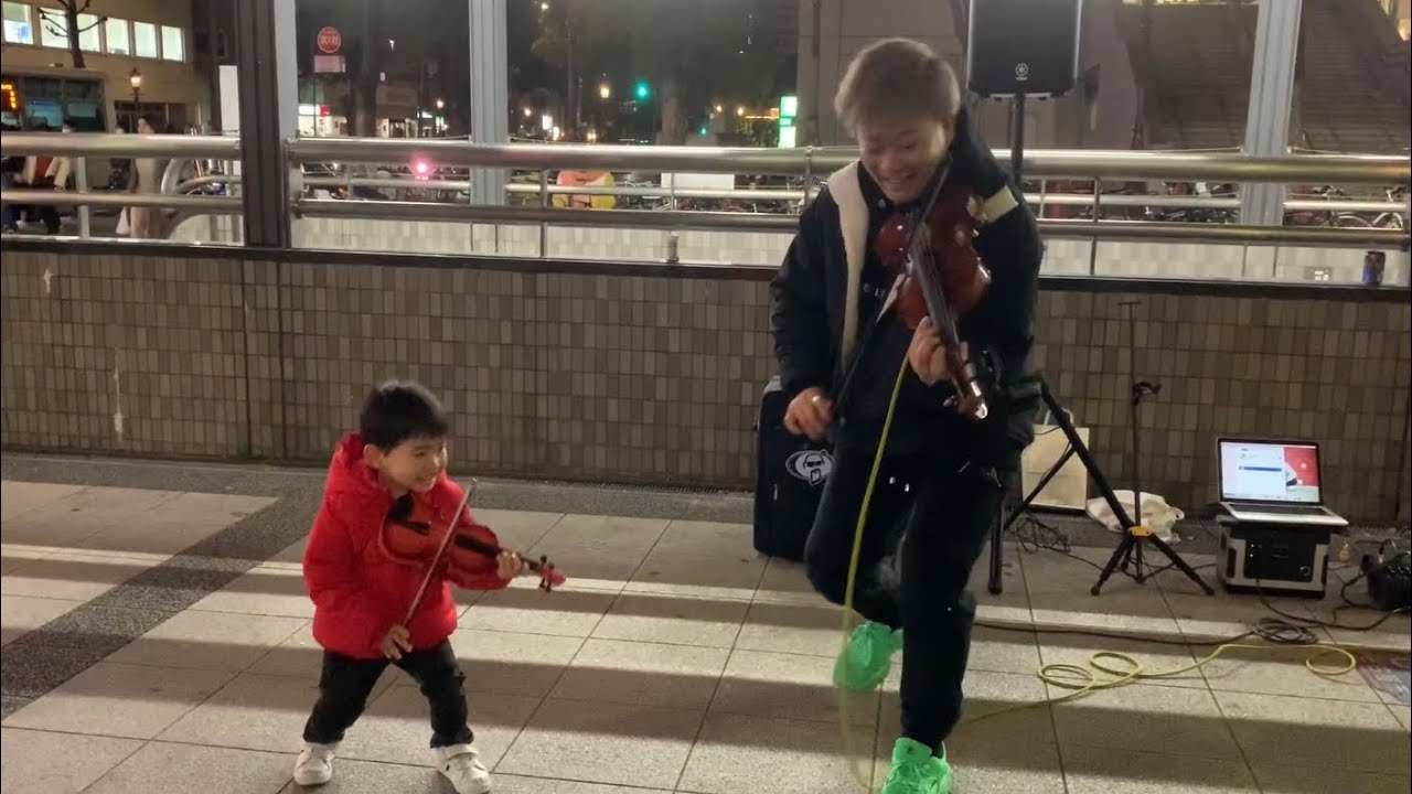 【SHOGO With ミニSHOGO 】「Maharaja 」「JOY」/ Street Live