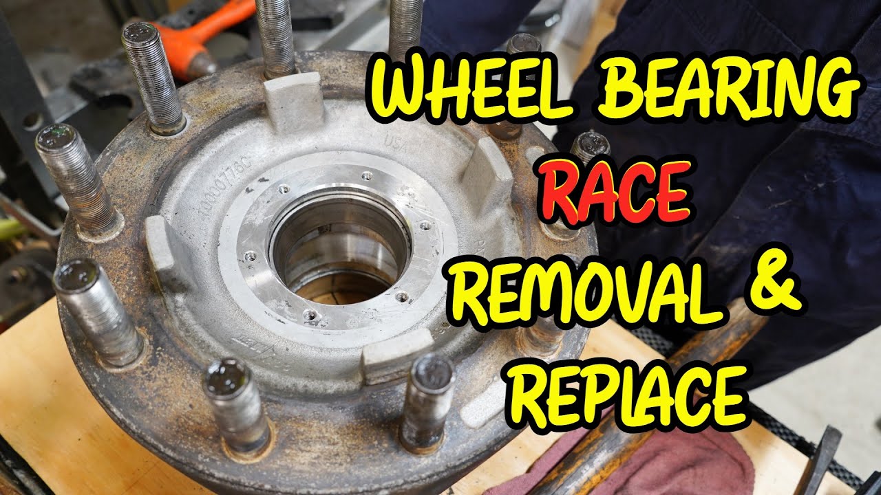 Bearing Failure & Wheel Bearing Race Removal(welding trick) and Replace