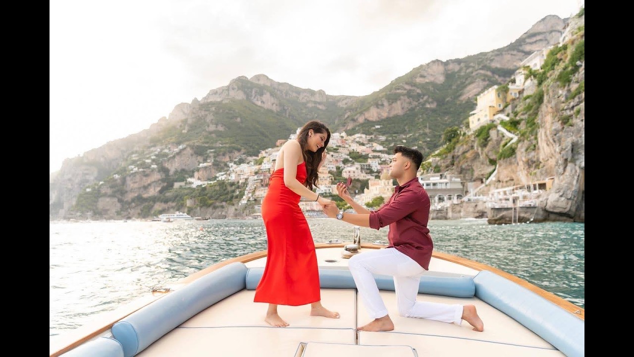 POSITANO AMALFI COAST ITALY BOAT PROPOSAL