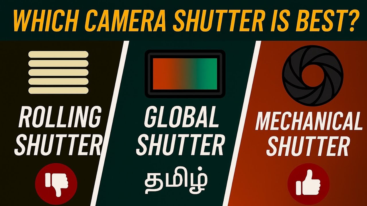Camera Shutters | Part 2 : Pros & Cons of All Camera Shutter Types, கேமரா ஷட்டர் இன் தனித்துவங்கள் 📸