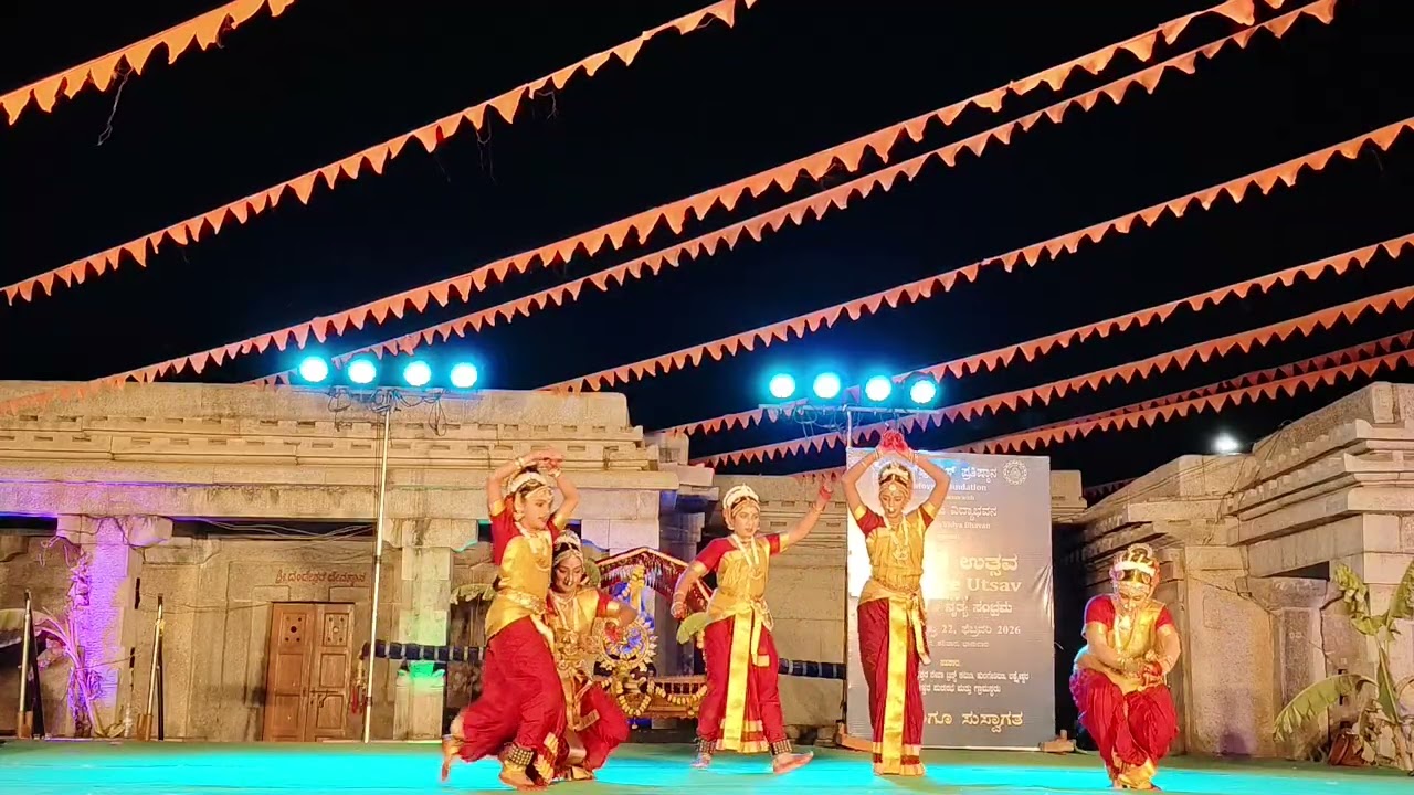 Thathadimitha kuchipudi dance @ puligere utsav gadag 