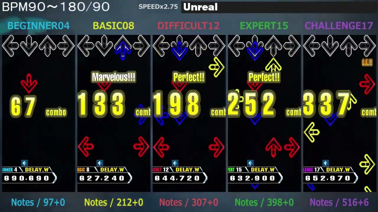 DDR / Unreal - SINGLE (DanceDanceRevolution SuperNOVA2)