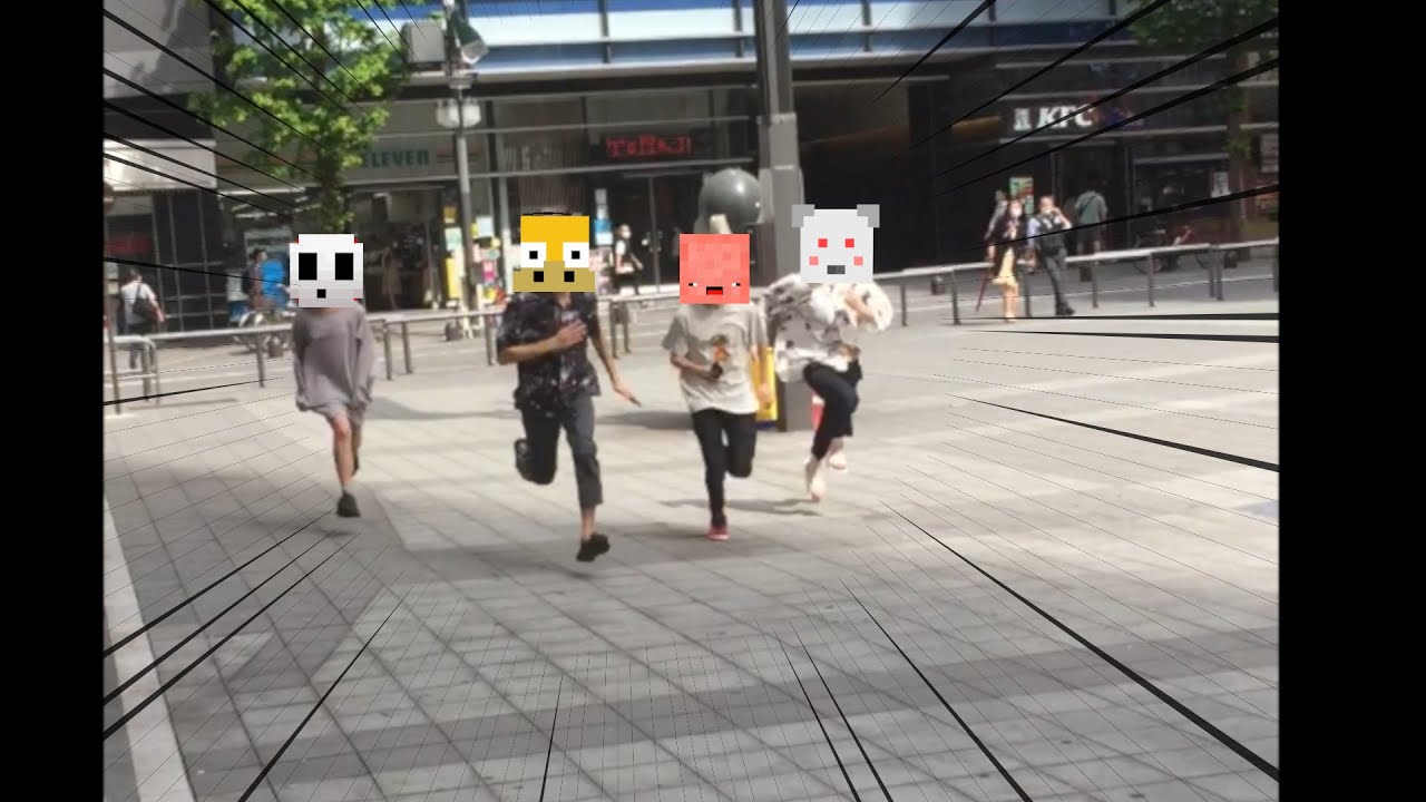 50人クラフト参加勢で50m走