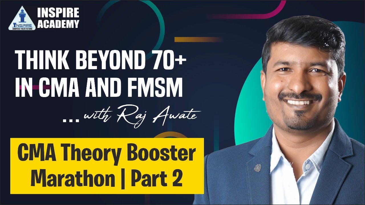 CMA theory booster marathon part 2 | CS executive CMA theory | by Raj Awate