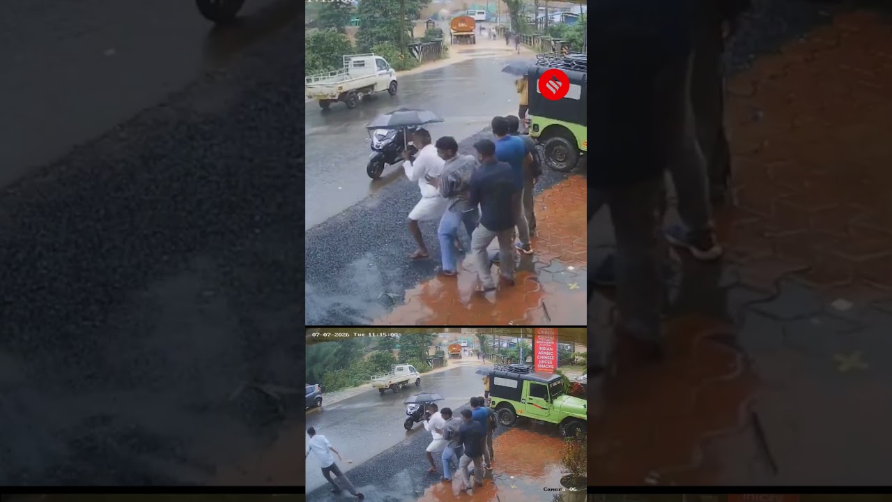 Horrifying Kerala Landslide Caught on Camera Near Tunnel Project