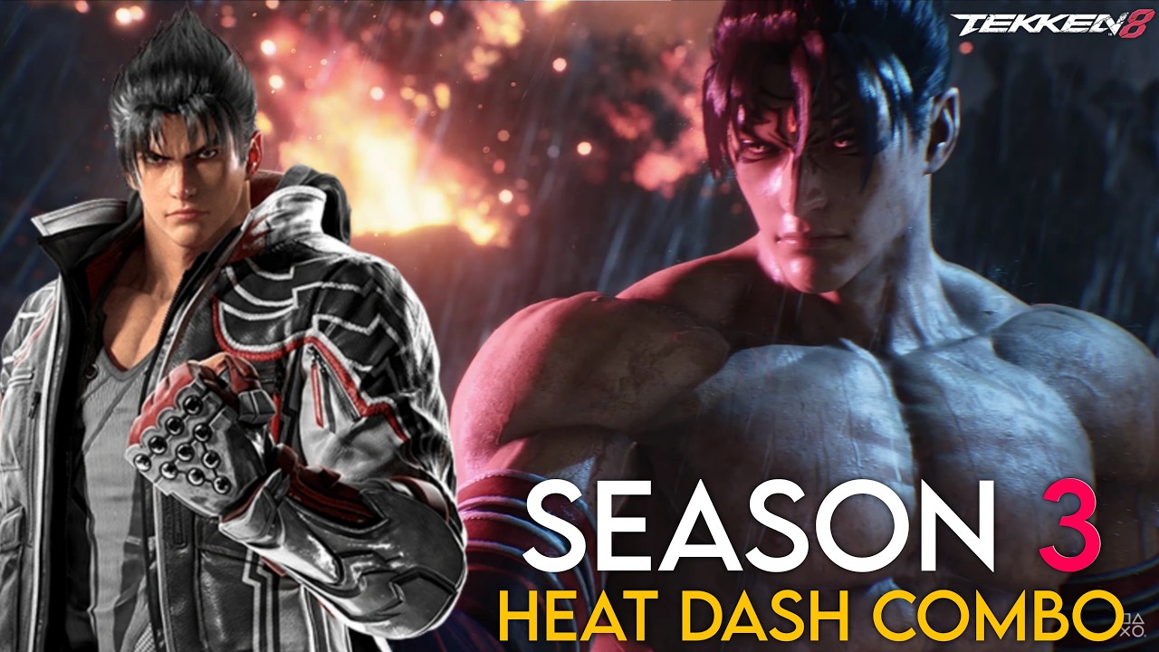 Jin Kazama Season 3 New Heat Dash Combos