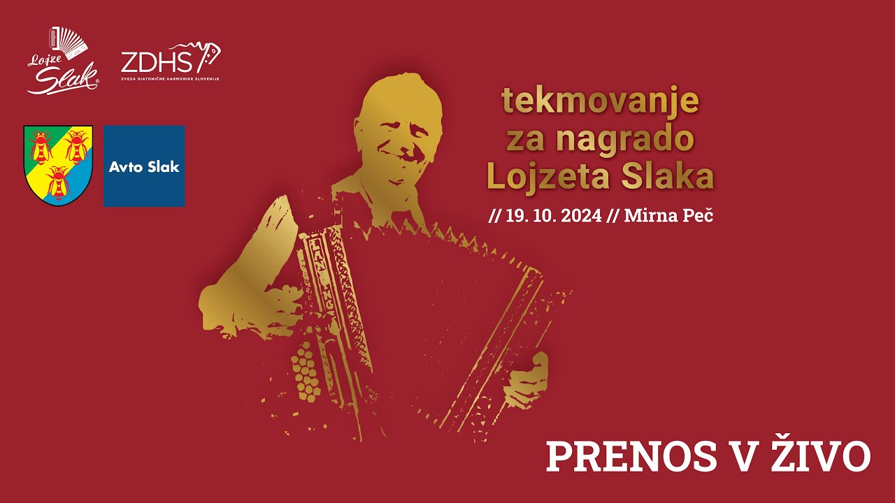 Finale tekmovanja in podelitev nagrad - Tekmovanje za nagrado Lojzeta Slaka - 19.10.2024 - Mirna Peč