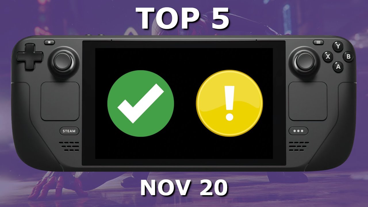 Top Verified and Playable Games this week - November 20