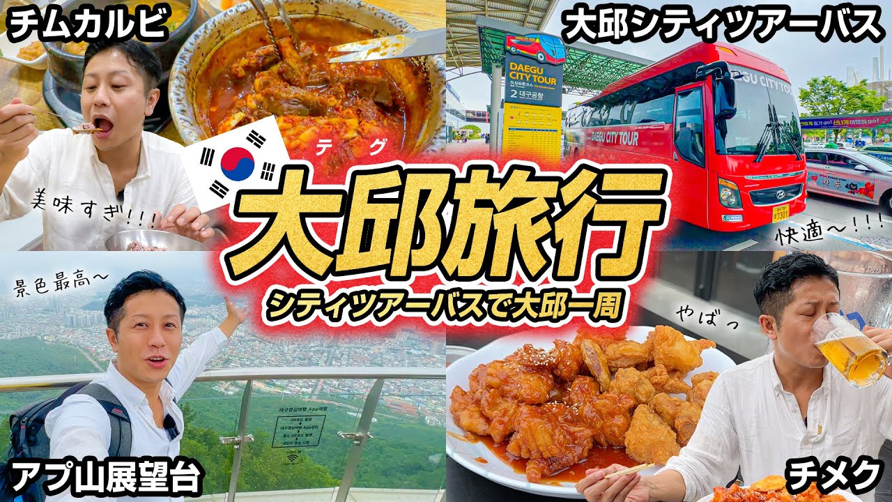 【ヤバすぎっ！】韓国絶品グルメ食べ歩き！大邱シティツアーバスで1日満喫できちゃった！