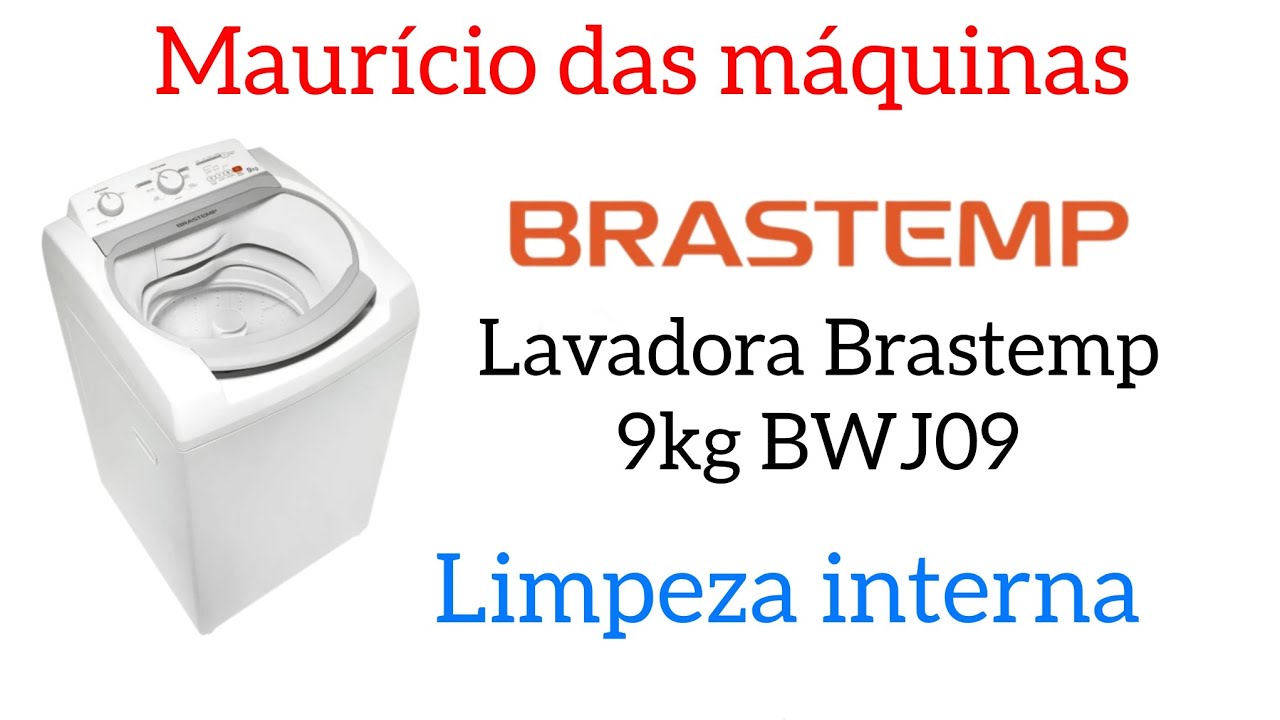 Lavadora Brastemp Ative 9kg BWJ09 - limpeza interna