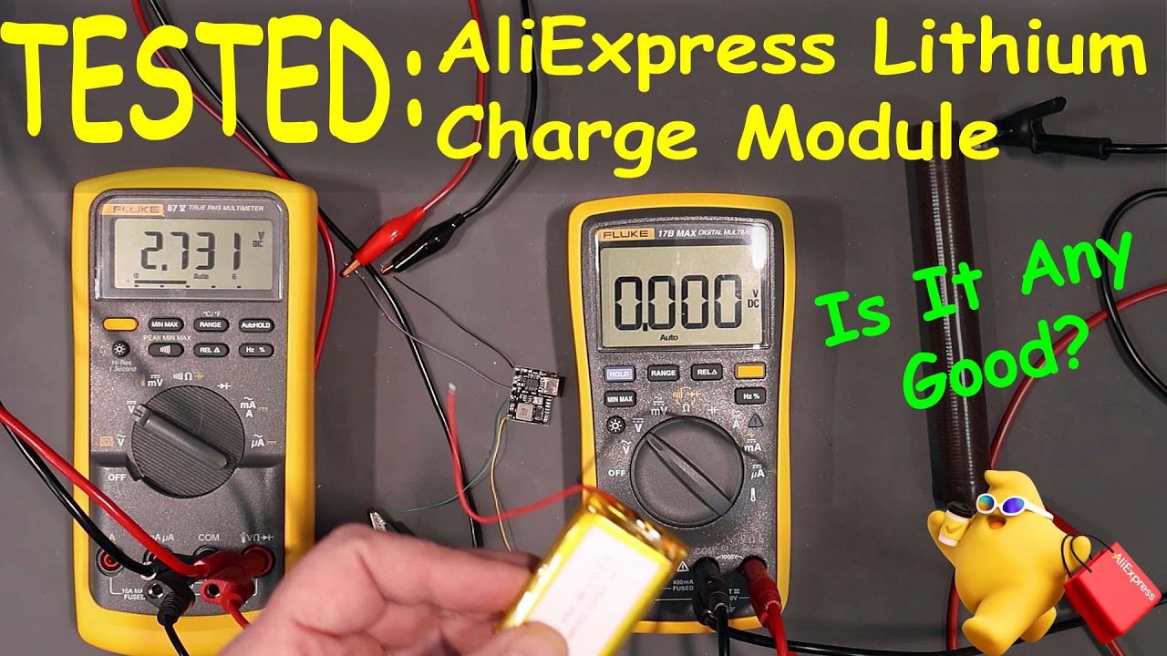 Uni-Byte 0328 - Testowanie modułu litowo-jonowego CHARGE opartego na układzie AliExpress 4056.