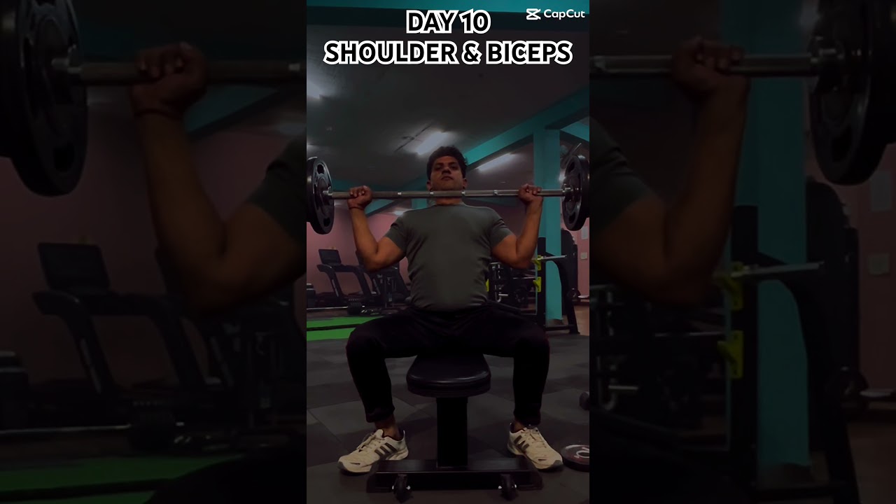 Day 10 Fat to Fit Journey # Shoulder and Biceps 