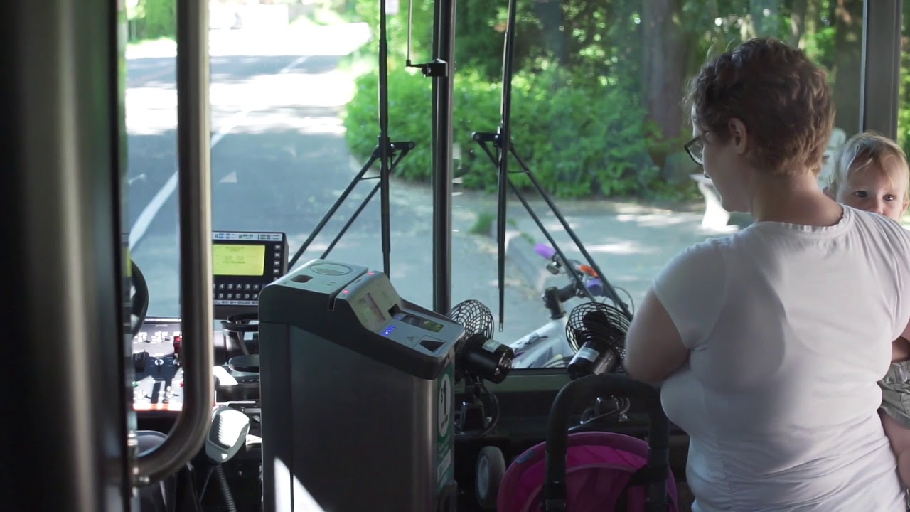Boarding The Bus With A Stroller