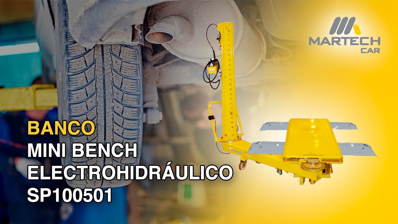 BANCO ELECTROHIDRÁULICO MINI BENCH MARTECH CAR - SKU: 27509