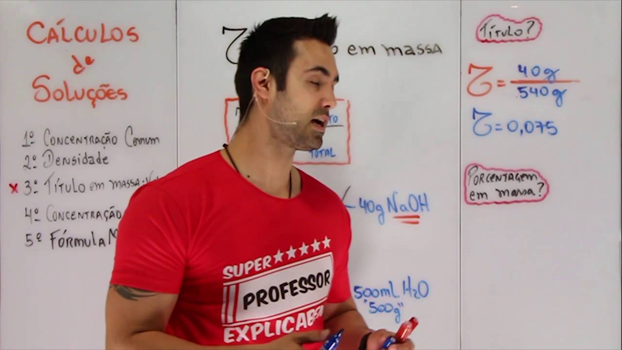 Como calcular Título em MASSA