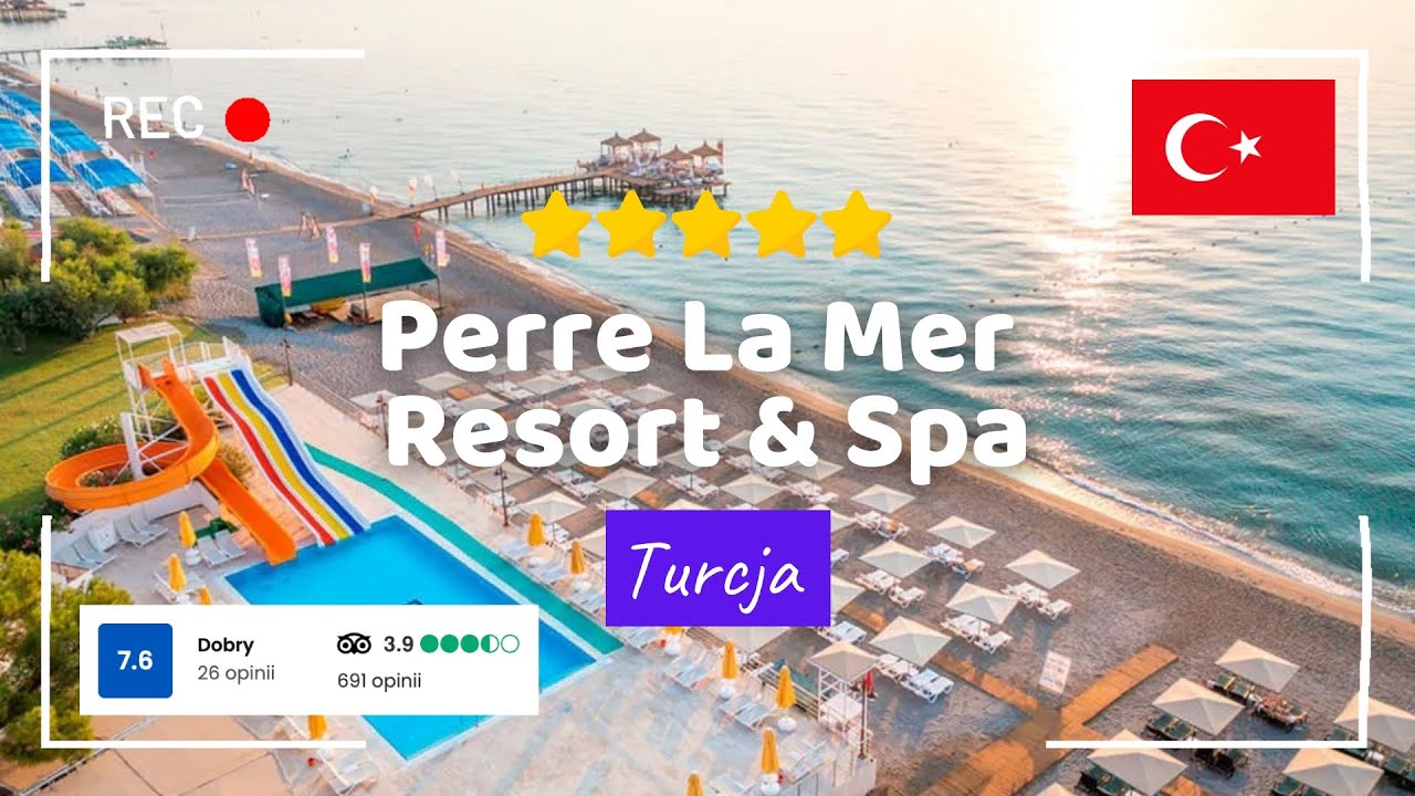 🇹🇷 Perre La Mer Resort & Spa 5* – zjeżdżalnie, widok na góry i prywatna plaża – Goynuk #Turcja