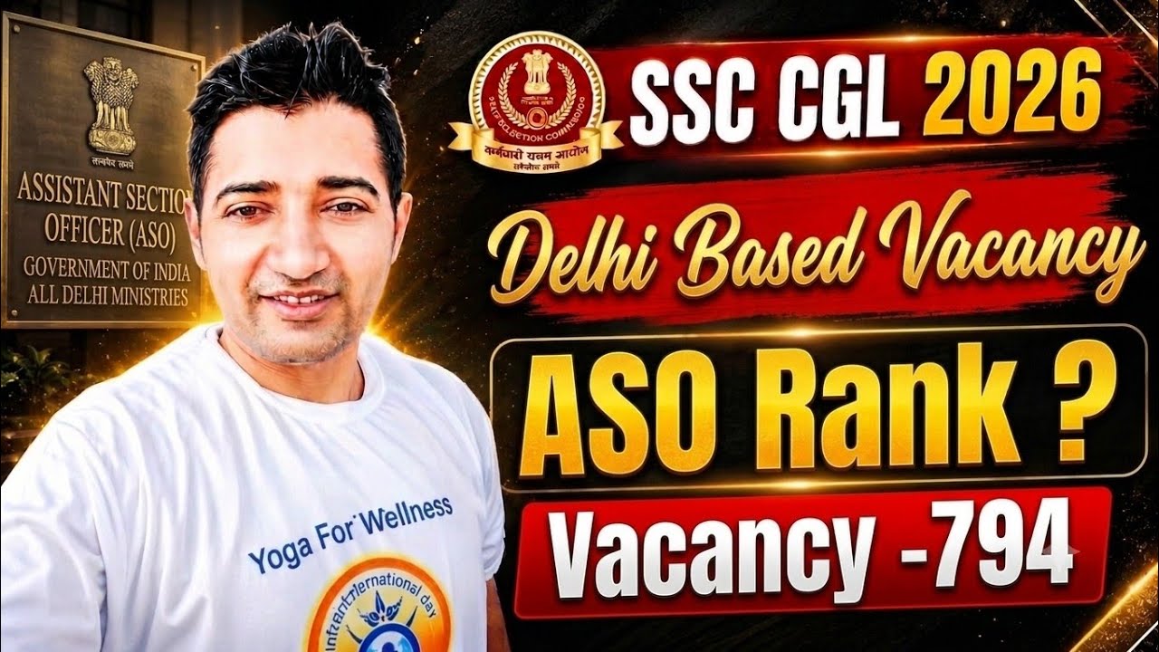 SSC CGL 2026 Delhi Based ASO Rank
