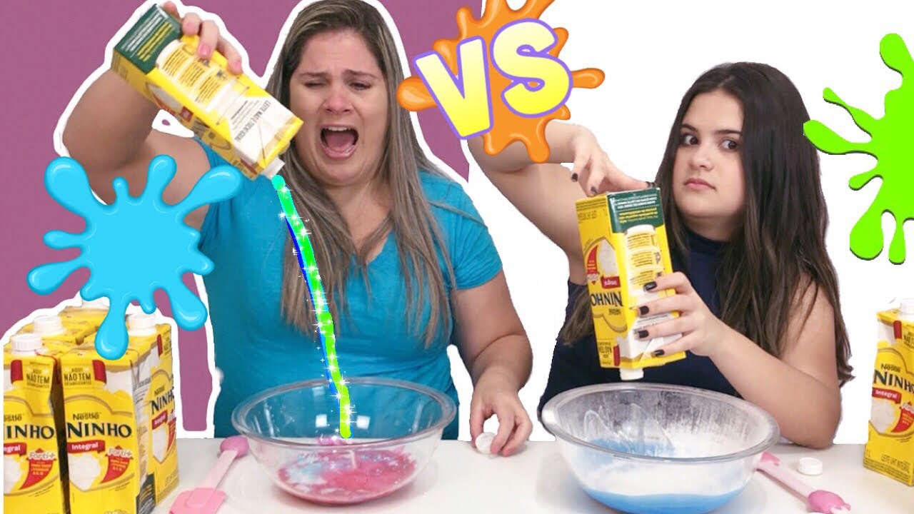 NÃO ESCOLHA O LEITE ERRADO! SLIME CHALLENGE!