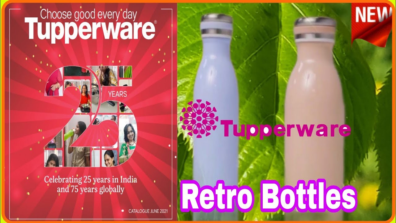 Tupperware  2021 New Retro Bottles.