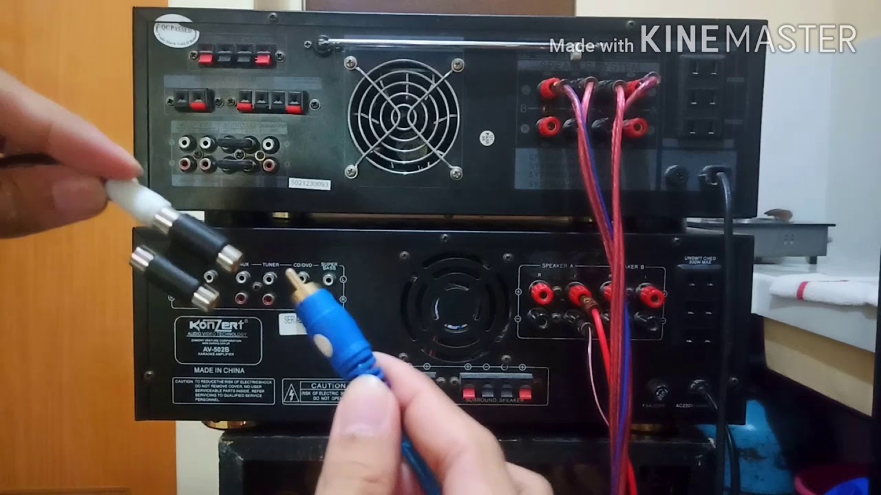 HOW TO CONNECT 2 INTEGRATED AMPLIFIER W/OUT MIXER, EQUALIZER & CROSS OVER