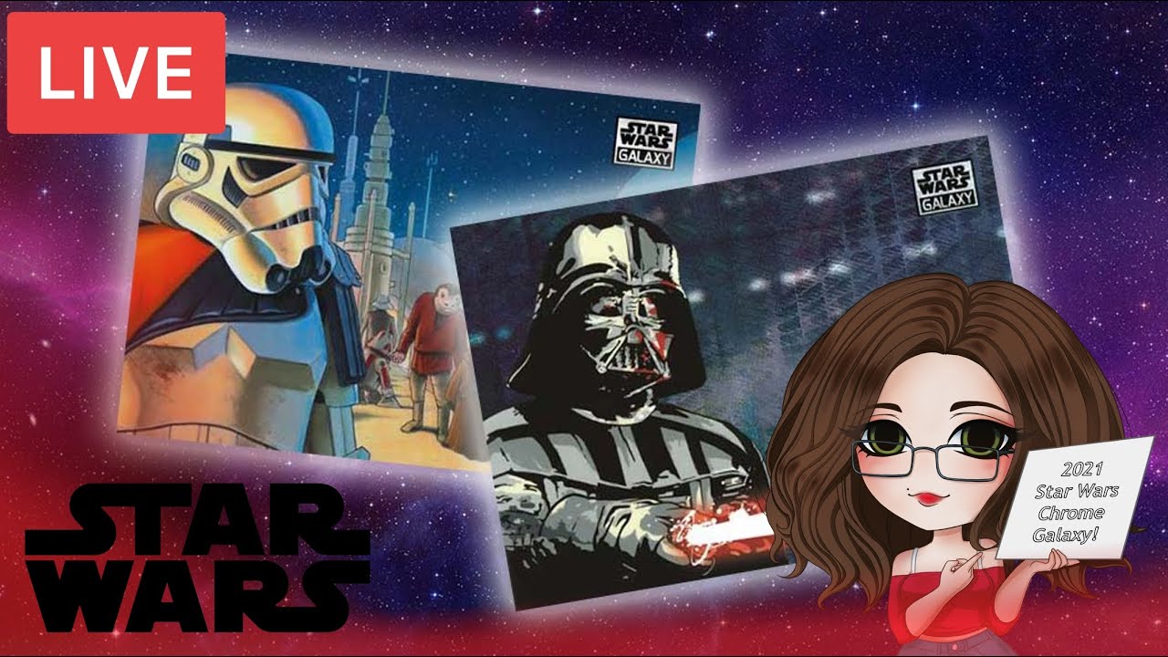 LIVE DUAL COSPLAY CASE BREAK: Padme Opens 2021 Topps Star Wars Chrome Galaxy! Hunting for Supers!