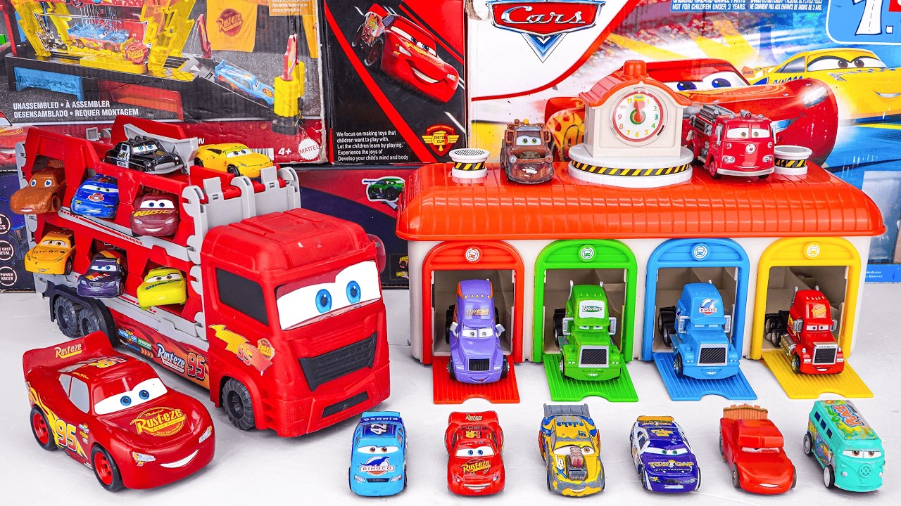 Disney Pixar Cars Unboxing Review | Mattel Disney Cars Lightning McQueen & Tayo the Little Bus