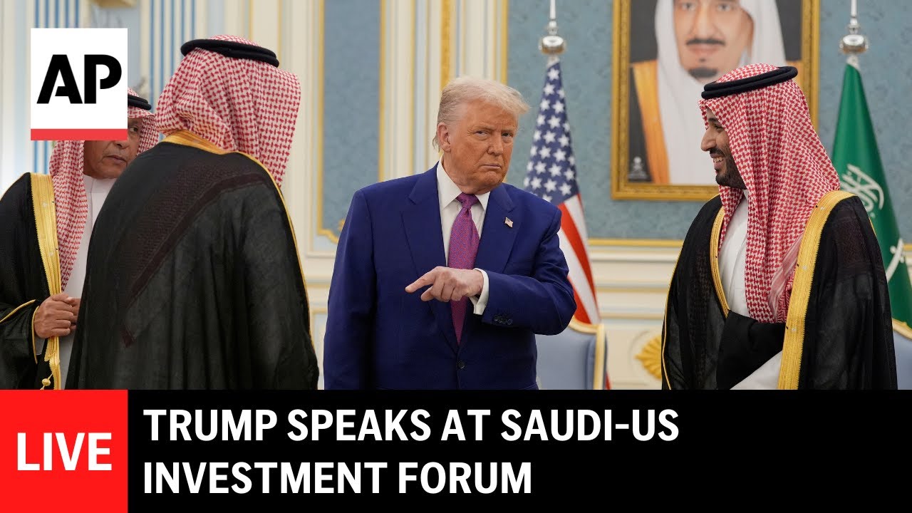 LIVE: Trump speaks at Saudi-US Investment Forum
