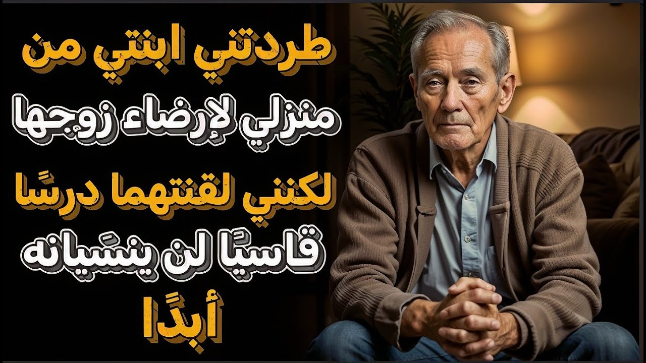 طردتني ابنتي من منزلي لإرضاء زوجها  لكنني لقنتهما درسًا قاسيًا لن ينسَيانه أبدًا