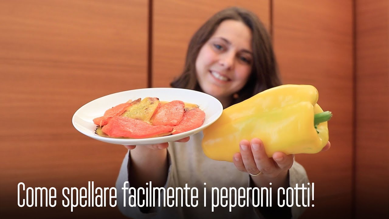 COME SPELLARE FACILMENTE i PEPERONI COTTI - TUTORIAL e TIPS and TRICKS by PICCOLE RICETTE