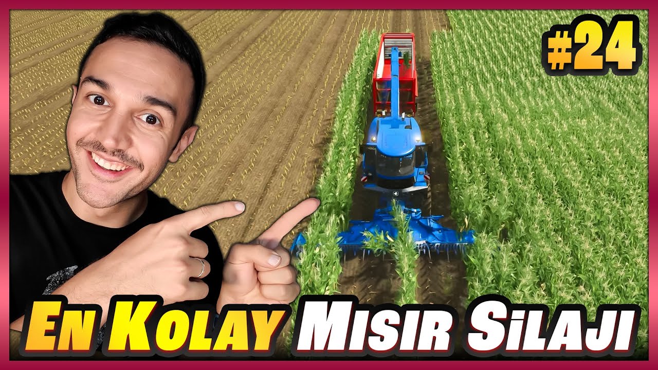 EN KOLAY EN PRATİK MISIR SİLAJI 🌽💨 | FS25 Mega #24