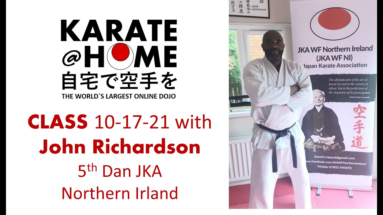 Karate@Home class 10 17 21 with John Richardson