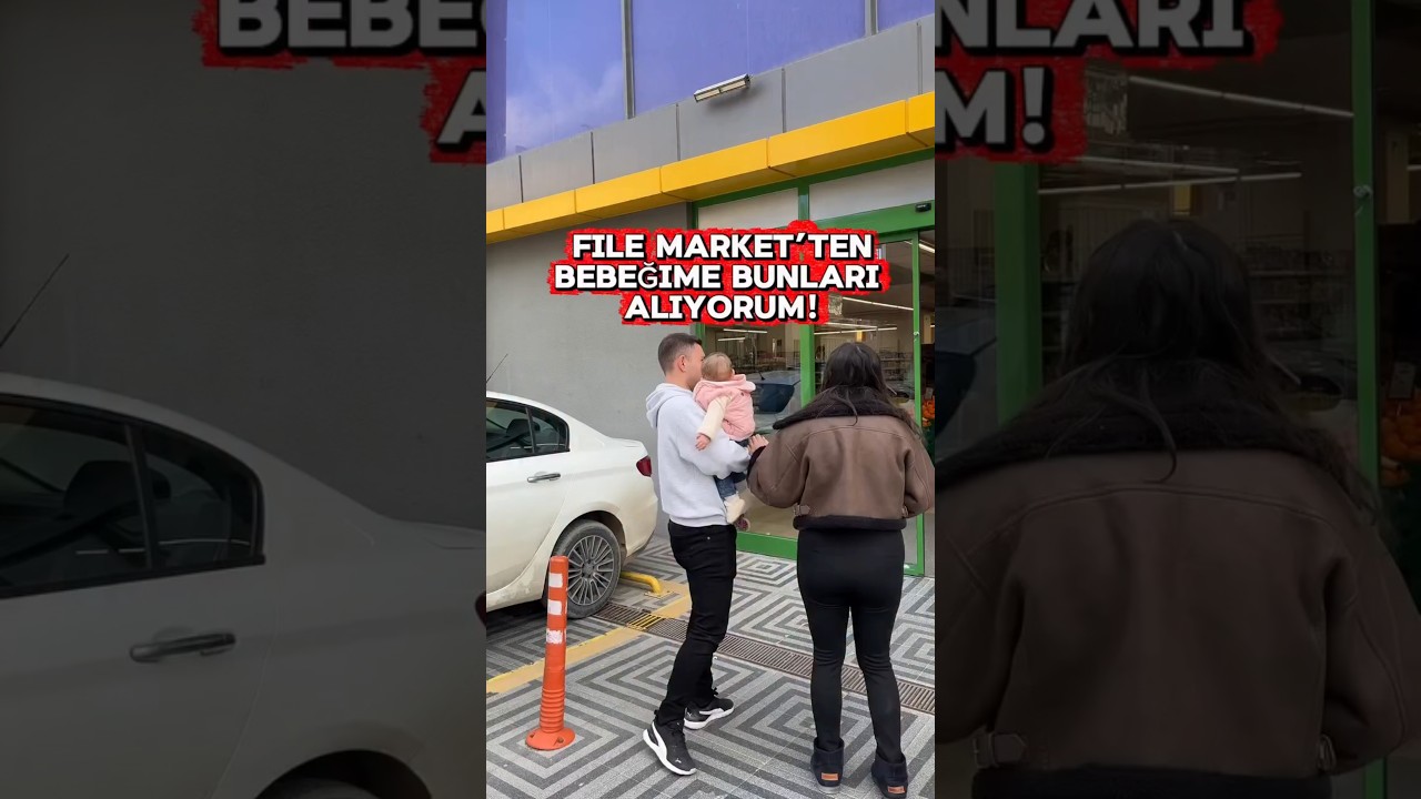 File market alışverişimiz 🥰#baby #bebek #anne