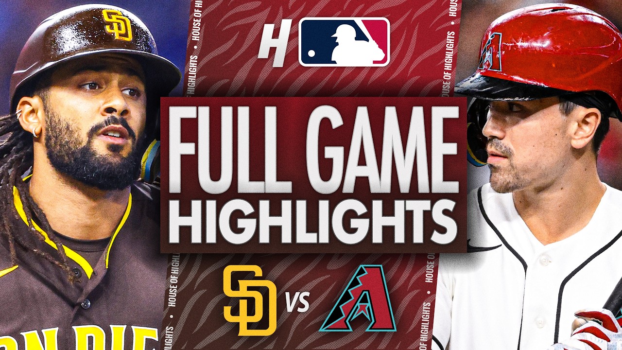 San Diego Padres против Arizona Diamondbacks &mdash; ЛУЧШИЕ МОМЕНТЫ МАТЧА 🔥 4 августа 2026 г., сезон MLB