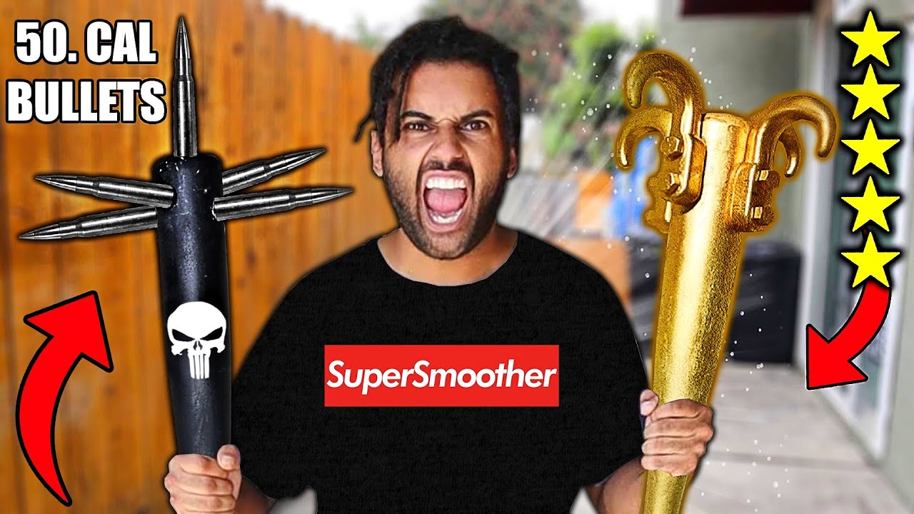We Built Our Own DIY Zombie Apocalypse SURVIVAL WEAPONS!! (KING REPTAR'S ROYAL SCEPTAR!) *CHALLENGE*