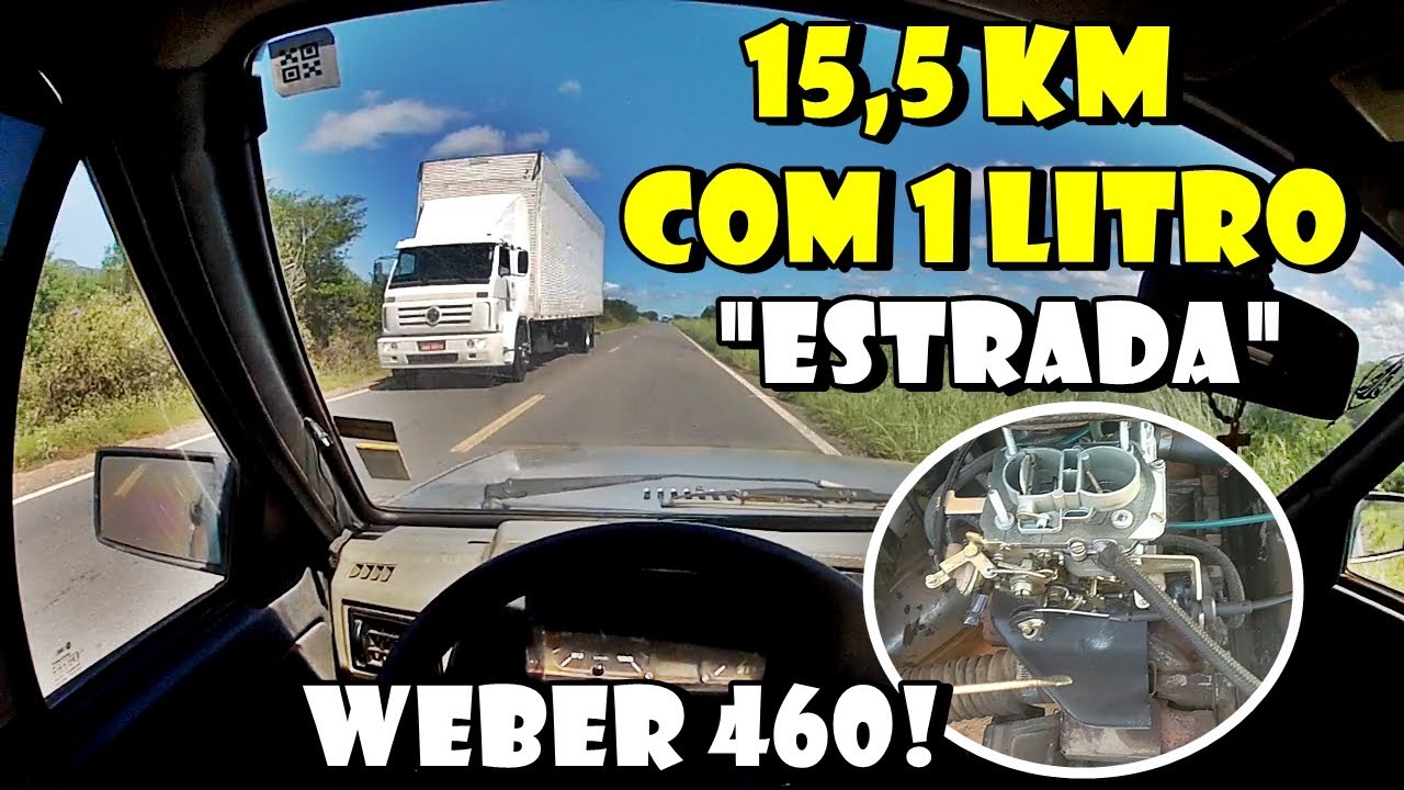 VEJA COMO FICOU CONSUMO DO GOL QUADRADO NA ESTRADA - COM 1 LITRO FIZ 15,5KM - TESTE!