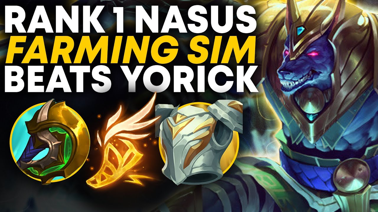 How to Lane vs High elo Yorick (Krykey) Toplane as Nasus | Rank 1 Nasus |  League of Legends