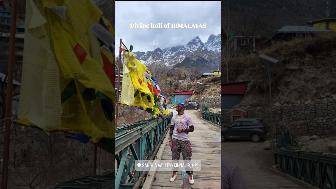 POV:You are enjoying Pahari Holi of KINNAUR ft. Sangla Holi & Faag Mela. Winter Spiti Diary March'25