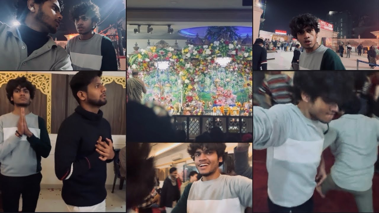 Aaj Ki Shaam Unexpected Nikli | ISKCON Temple 🛕 ￼