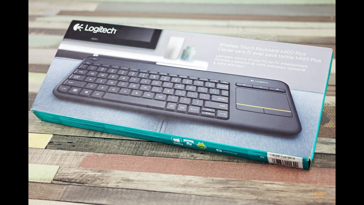 D&eacute;ballage Clavier Logitech K400 Plus TV - Touch pad int&eacute;gr&eacute;