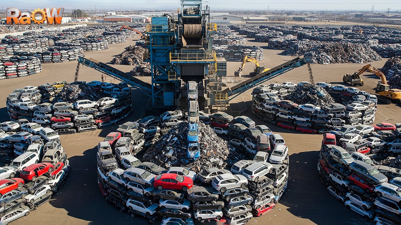 30 Most Insane Shredding & Crushing Machines That Obliterate Everything |  Scrap Processing #13