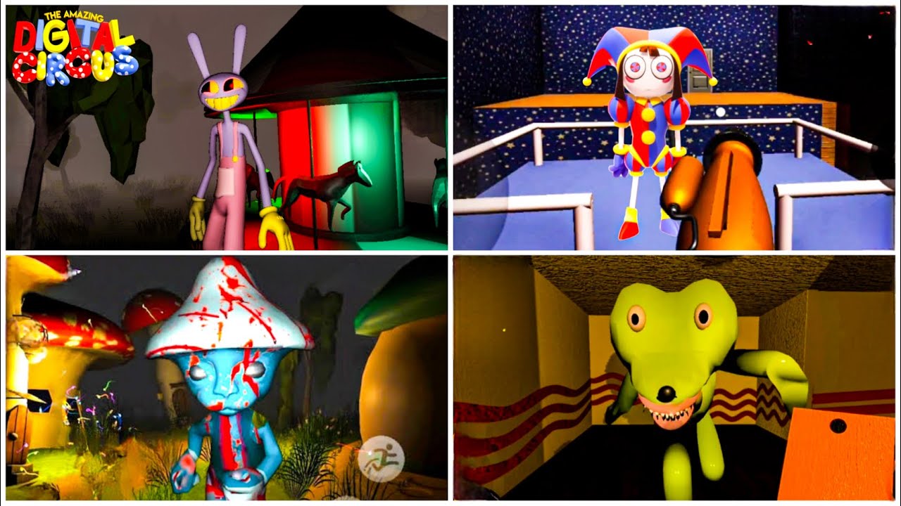 Digital Circus Pomni, The Bury, SmurfCat Horror, Circus Scary - Gameplay Walkthrough (Android, iOS)