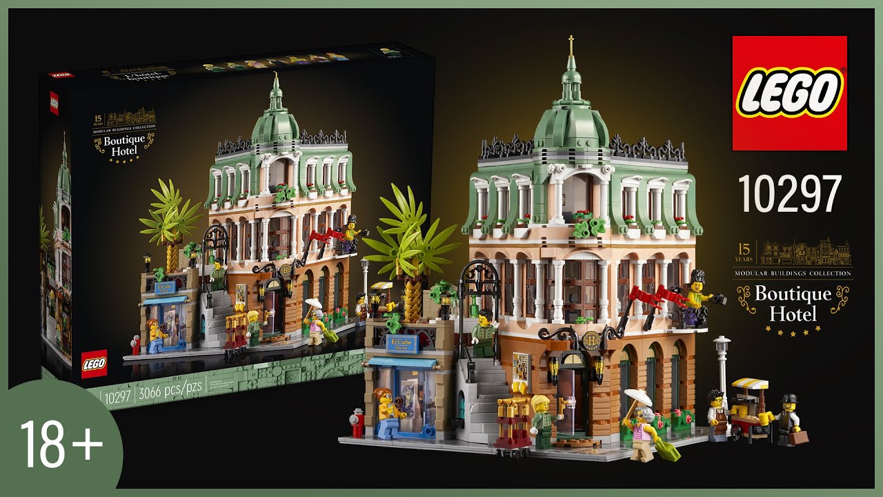 LEGO® ICONS™ Boutique Hotel (10297)[3066 pcs] Speed Build | Top Brick Builder +18