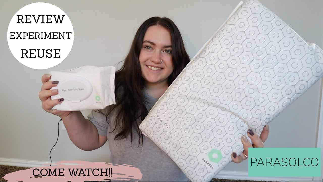 PARASOLCO REVIEW // TESTING THEIR PRODUCTS // DIAPER EXPERIMENT // PART 1