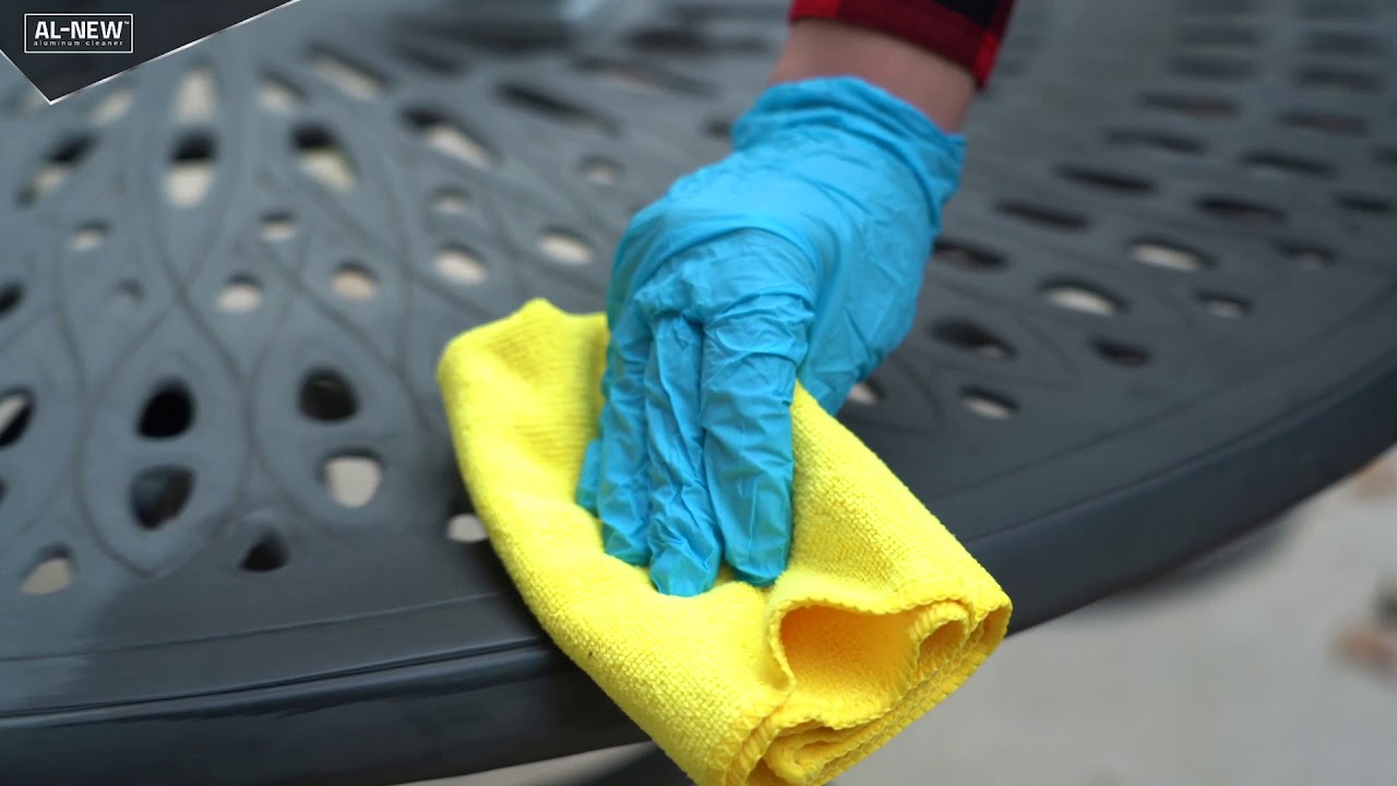 Restore Your Cast Iron Outdoor Table With AL-NEW Aluminum Restoration Solution