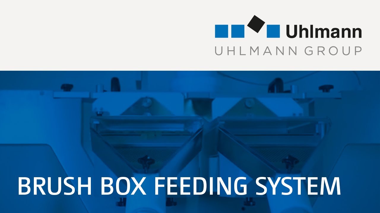Uhlmann Brush box feeder – For a wide range of oral solid dose products