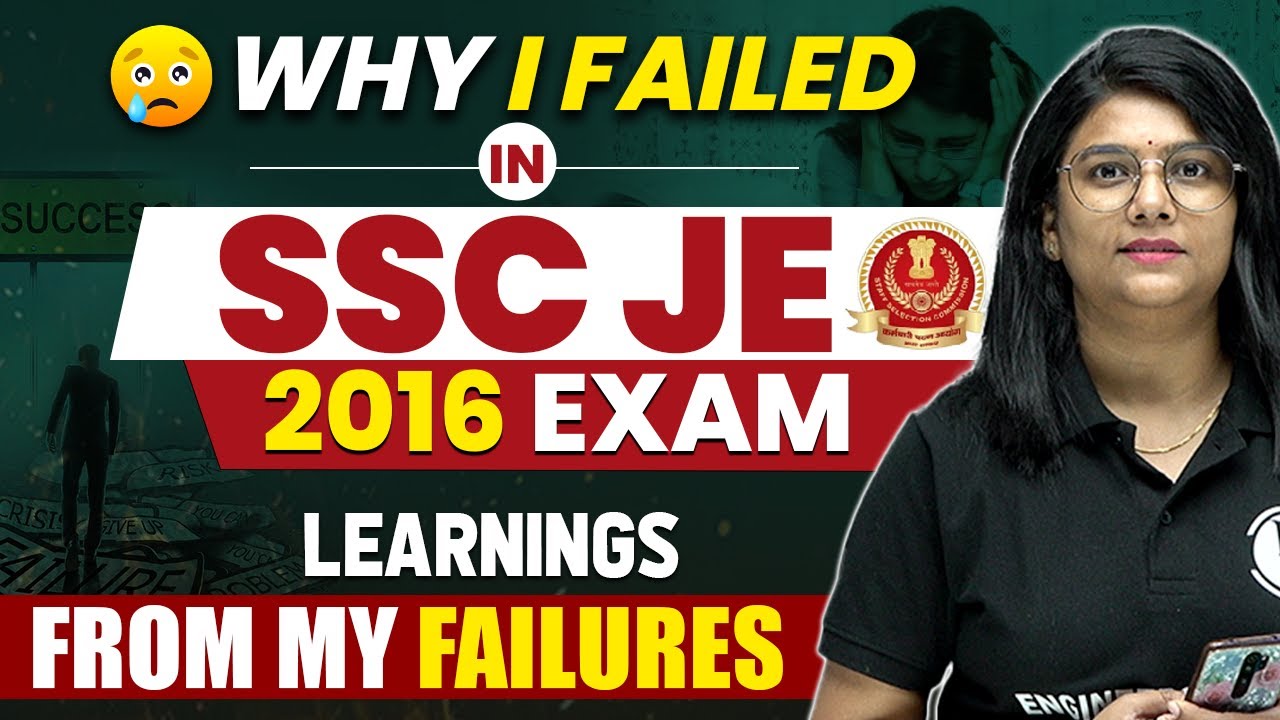 Mere SSC JE EXAM FAILURE Ki SUCCESS STORY🔥😲 | Failure Motivation | Learnings From My Failure