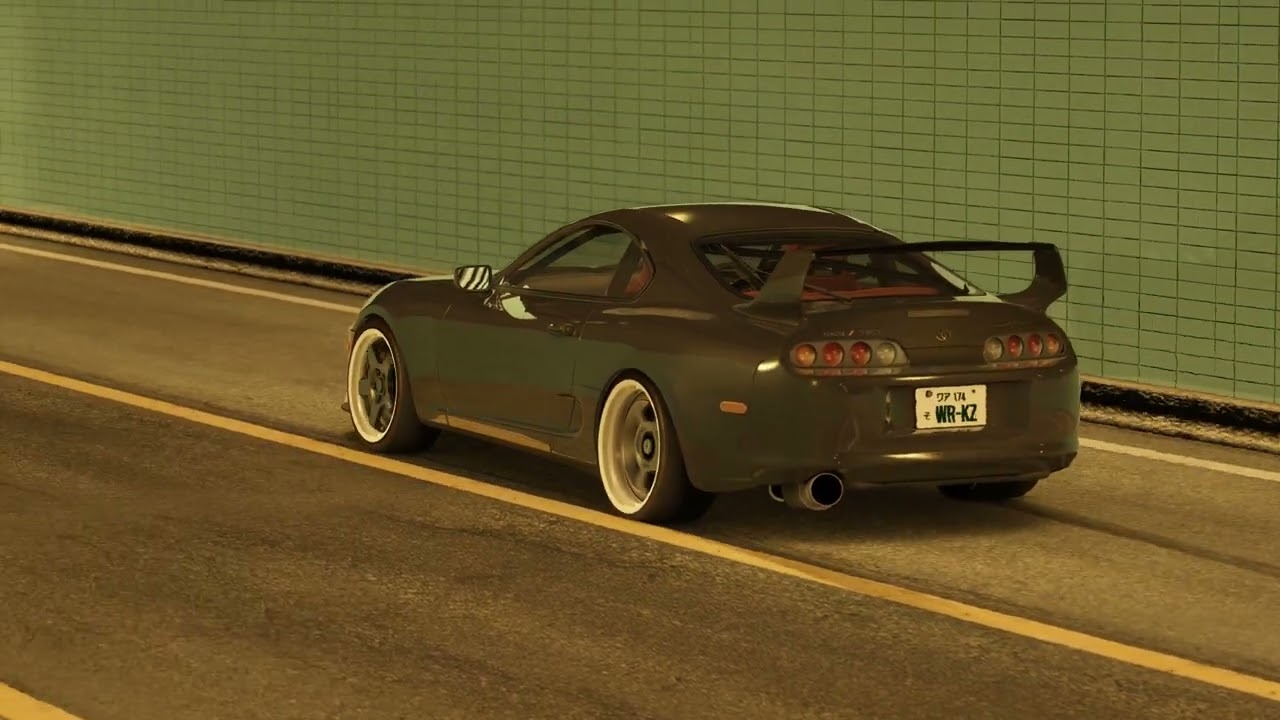 Insane sound of Supra in tunel - Assetto Corsa 4K