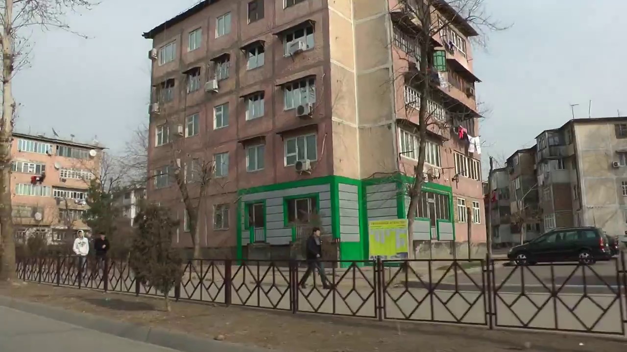 Меняющийся Душанбе. Часть 20. Улица Борбад (Жданова). 65,62 мкр. Январь 2018