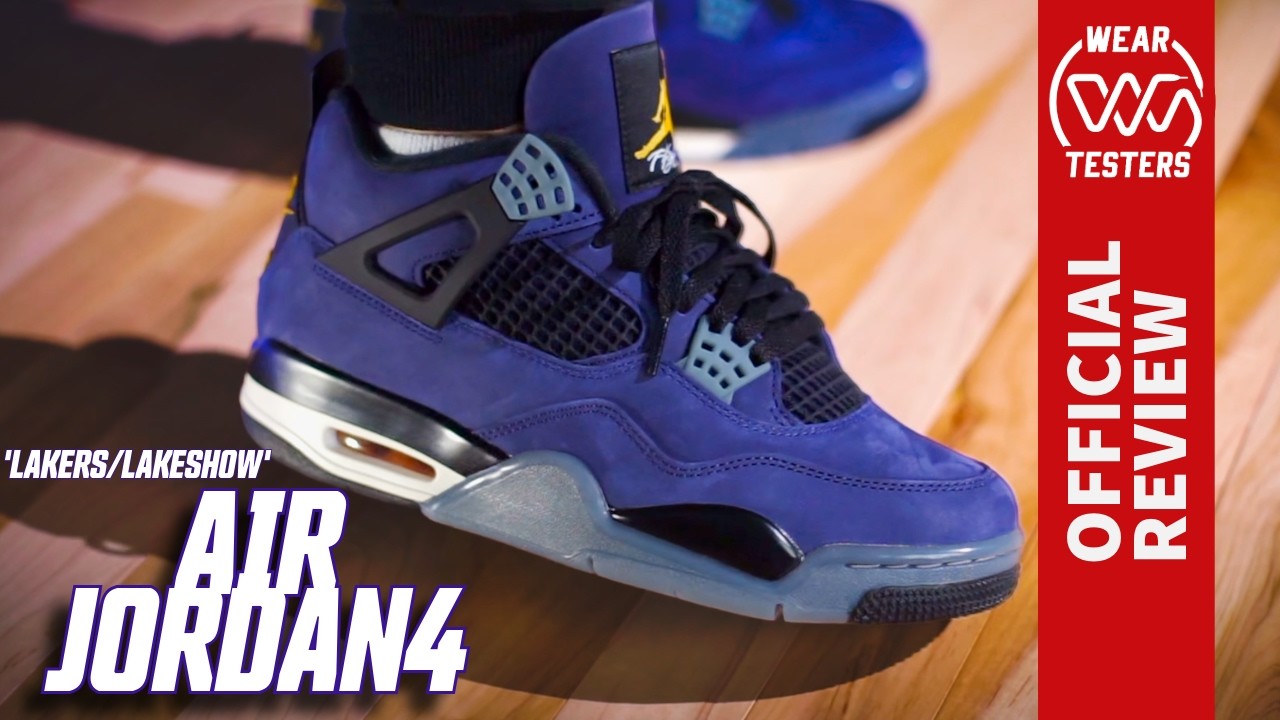 Air Jordan 4 Lakeshow Imperial Purple
