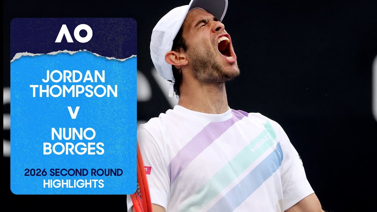 Jordan Thompson v Nuno Borges Highlights | Australian Open 2026 Second Round